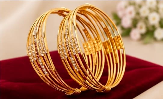 Gold plated kada