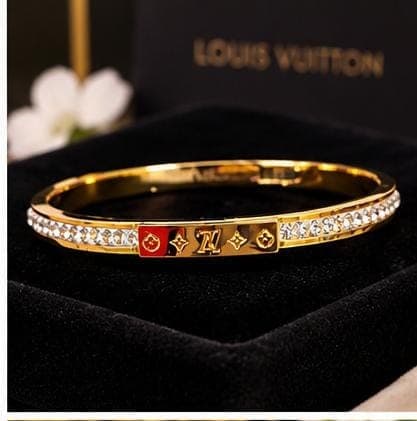 Monogram Enamel AD Kada