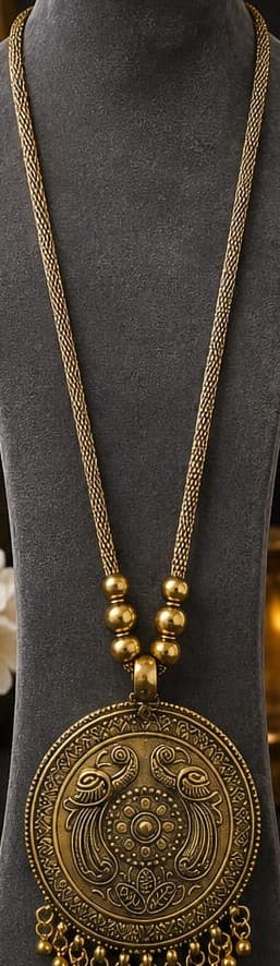 Twin Bird Antique Pendant