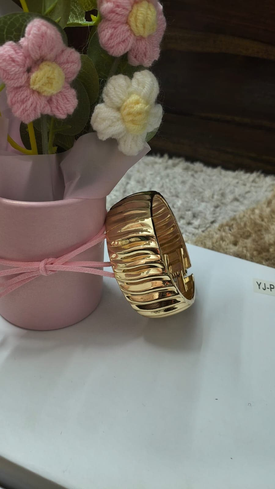 Wave Gold Cuff