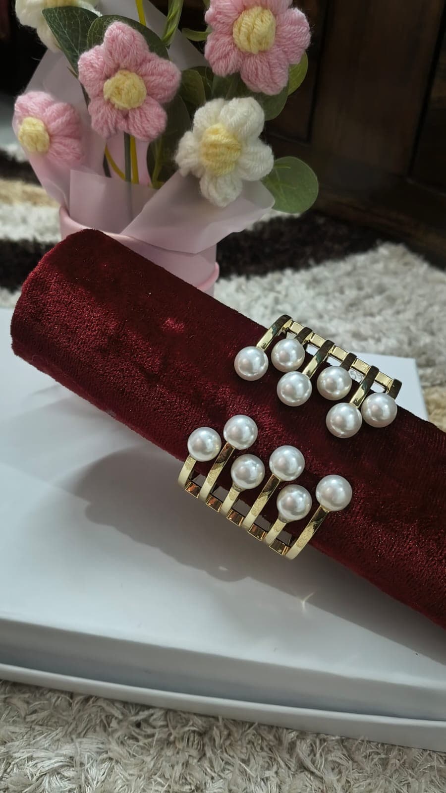 Pearl Ladder Cuff