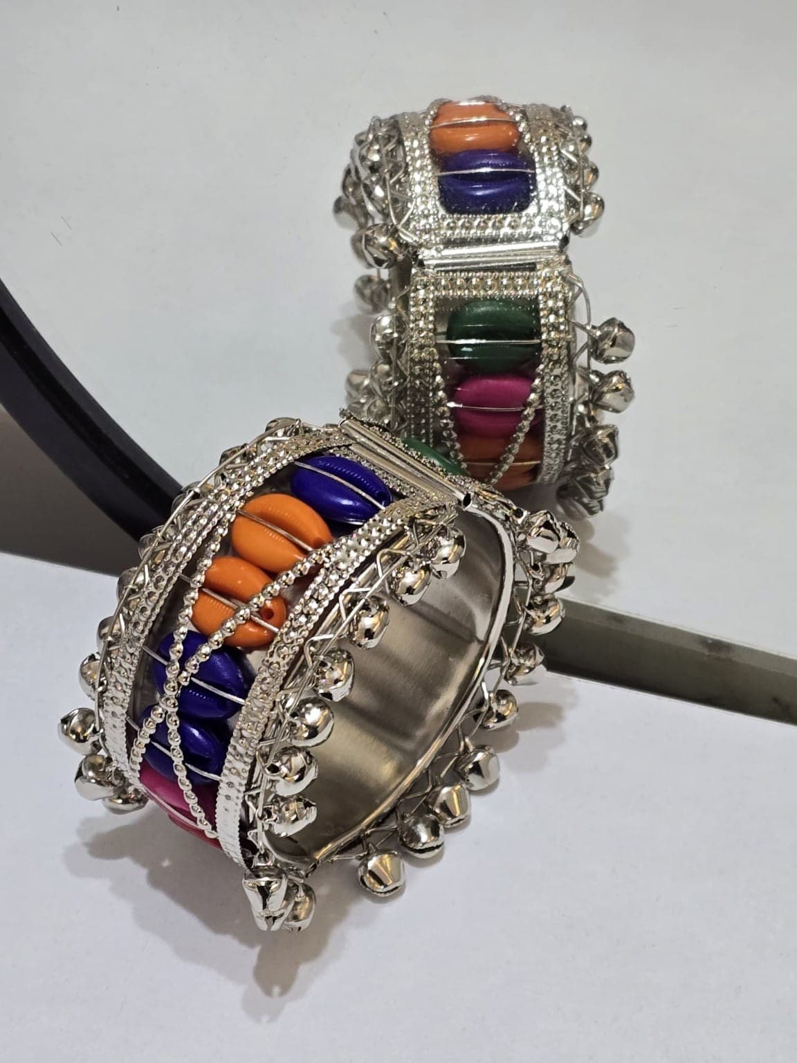 Multicolor Bead Ghungroo Kada